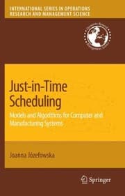 Tapa de Justintime Scheduling Models And Algorithms For Computer And Manufacturing Systems