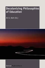 Tapa de Decolonizing Philosophies Of Education