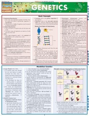 Tapa de Genetics Laminate Reference Chart
Quickstudy Academic