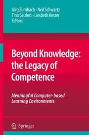Tapa de Beyond Knowledge The Legacy Of Competence Meaningful Computerbased Learning Environments