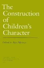 Tapa de The Construction of Childrens Character
            
                Yearbook of the National Society for the Study of Education