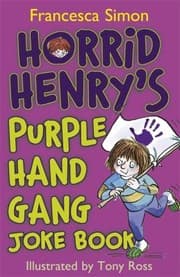 Tapa de Horrid Henrys Purple Hand Gang Joke Book
