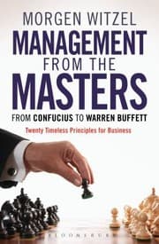 Tapa de Management From The Masters From Confucius To Warren Buffett Twenty Timeless Principles For Business