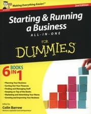 Tapa de Starting And Running A Business Allinone For Dummies