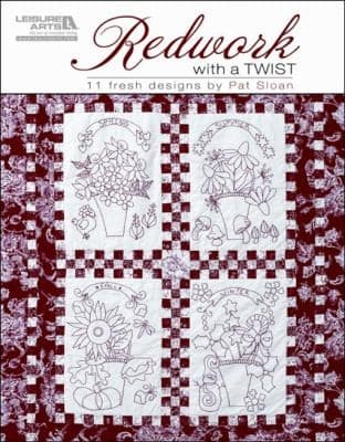 Tapa de Redwork With A Twist 10 Fresh Projects