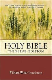 Tapa de Holy Bible Gods Word Thinline Bible