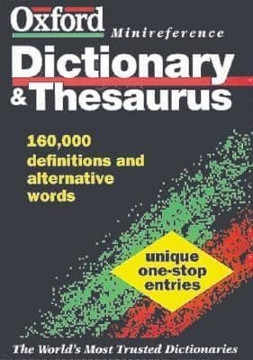 Tapa de The Oxford Minireference Dictionary Thesaurus