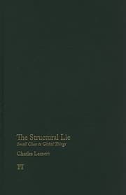 Tapa de The Structural Lie Small Clues To Global Things