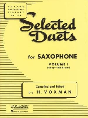 Tapa de Selected Duets For Saxophone
