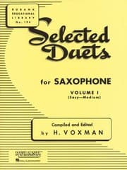 Tapa de Selected Duets For Saxophone