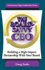 Tapa de Boardsavvy Ceo Building A Highimpact Partnership With Your Board