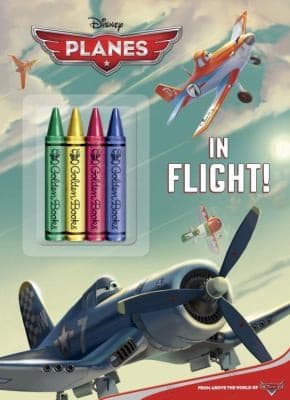 Tapa de Planes Chunky Crayon Book