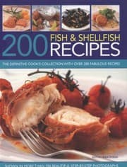 Tapa de 200 Fish Shellfish Recipes The Definitive Cooks Collection With Over 200 Fabulous Recipes Shown In More Than 700 Beautiful Stepbystep Photographs