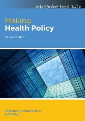Tapa de Making Health Policy