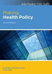 Tapa de Making Health Policy