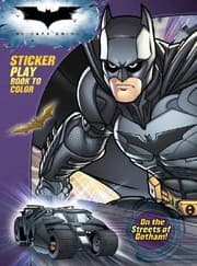 Tapa de Batman On The Streets Of Gotham Sticker Play Book To Color