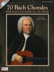 Tapa de 70 Bach Chorales For Easy Classical Guitar