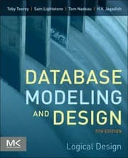 Tapa de Database Modeling And Design Logical Design