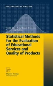 Tapa de Statistical Methods For The Evaluation Of Educational Services And Quality Of Products