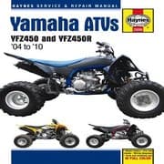 Tapa de Yamaha Yzf450 Yzf450r Atv Service Repair Manual 2004 To 2010