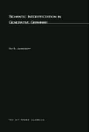 Tapa de Semantic Interpretation In Generative Grammar