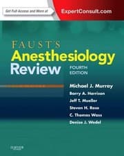 Tapa de Fausts Anesthesiology Review