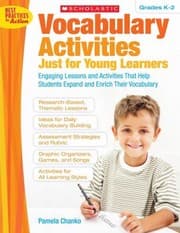 Tapa de Vocabulary Activities Just For Young Learners