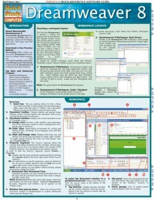 Tapa de Dreamweaver 8 Laminated Reference Chart
            
                Quickstudy Computer