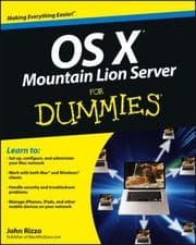 Tapa de Os X Mountain Lion Server For Dummies