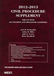 Tapa de 20122013 Civil Procedure Supplement