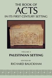 Tapa de The Book of Acts in Its Palestinian Setting
Book of Acts in Its First Century Setting
