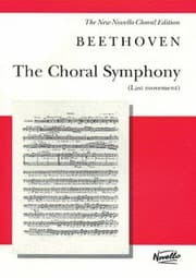 Tapa de Choral Symphony Last Movement For Soprano Alto Tenor And Bass Soli Satb And Orchestra
