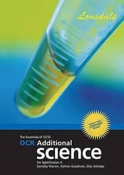 Tapa de The Essentials Of Gcse Ocr Additional Science For Specification A