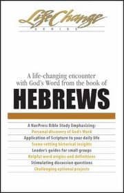 Tapa de A Navpress Bible Study On The Book Of Hebrews