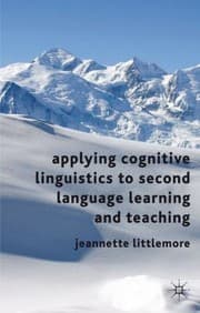 Tapa de Applying Cognitive Linguistics To Second Language Learning And Teaching