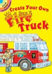 Tapa de Create Your Own Fire Truck Sticker Activity Book