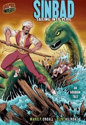 Tapa de Sinbad Sailing Into Peril An Arabian Tale