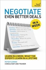 Tapa de Negotiate Even Better Deals In A Week