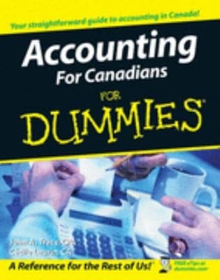 Tapa de Accounting For Canadians For Dummies