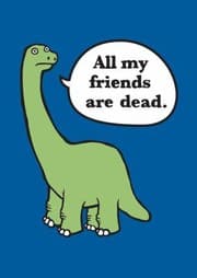 Tapa de All My Friends Are Dead Felt Journal