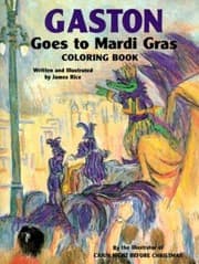 Tapa de Gaston Goes To Mardi Gras Coloring Book