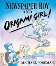 Tapa de Newspaper Boy And Origami Girl
