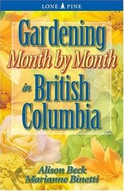 Tapa de Gardening Month by Month in British Columbia