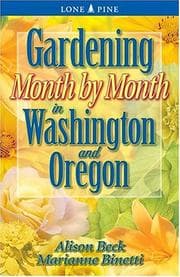 Tapa de Gardening Month by Month in Washington and Oregon