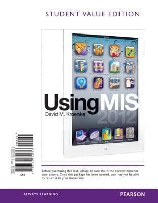 Tapa de Using Management Information Systems Student Value Edition