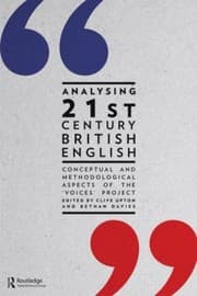 Tapa de Analysing 21st Century British English Conceptual And Methodological Aspects Of The Voices Project