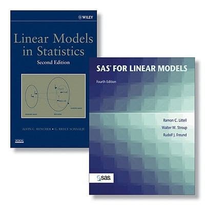 Tapa de SAS System for Linear Models Fourth Edition Linear Models in Statistics Second Edition Set