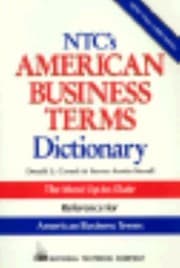 Tapa de NTCs American Business Terms Dictionary