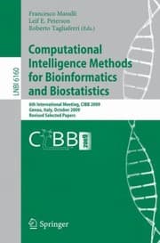 Tapa de Computational Intelligence Methods For Bioinformatics And Biostatistics 6th International Meeting Revised Selected Papers