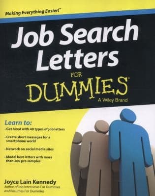 Tapa de Job Search Letters For Dummies